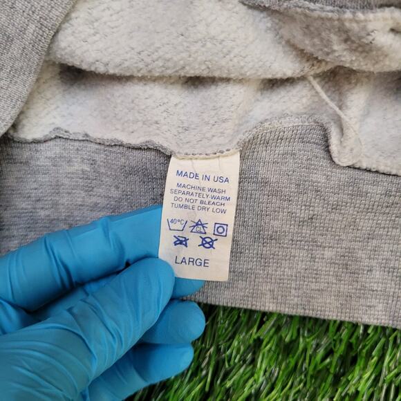 VTG VA Tech USA Made Cut Off Sleeveless Sweatshirt Boxy Cropped Fit M (Tagged L) - Picture 3 of 6